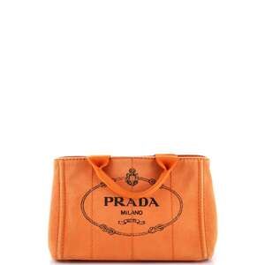 Prada Canapa Convertible Tote Canvas #197528P76B